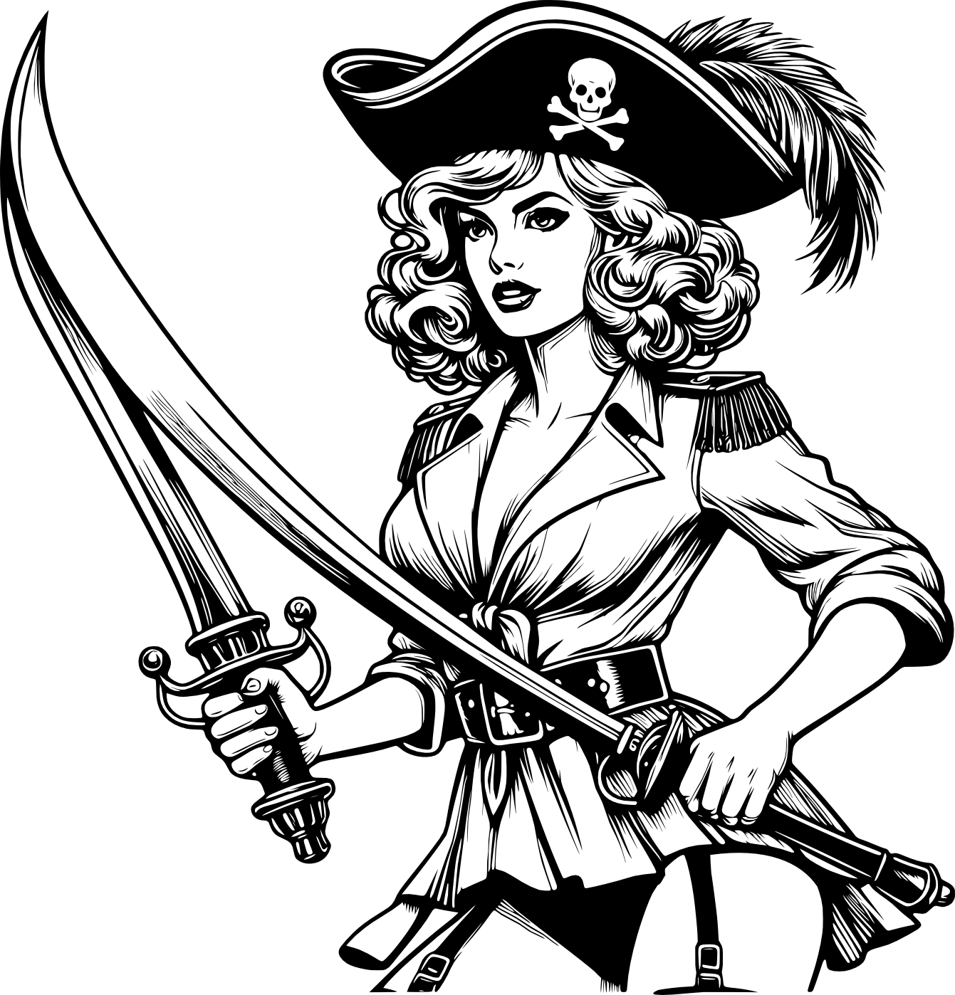 вектор пирата